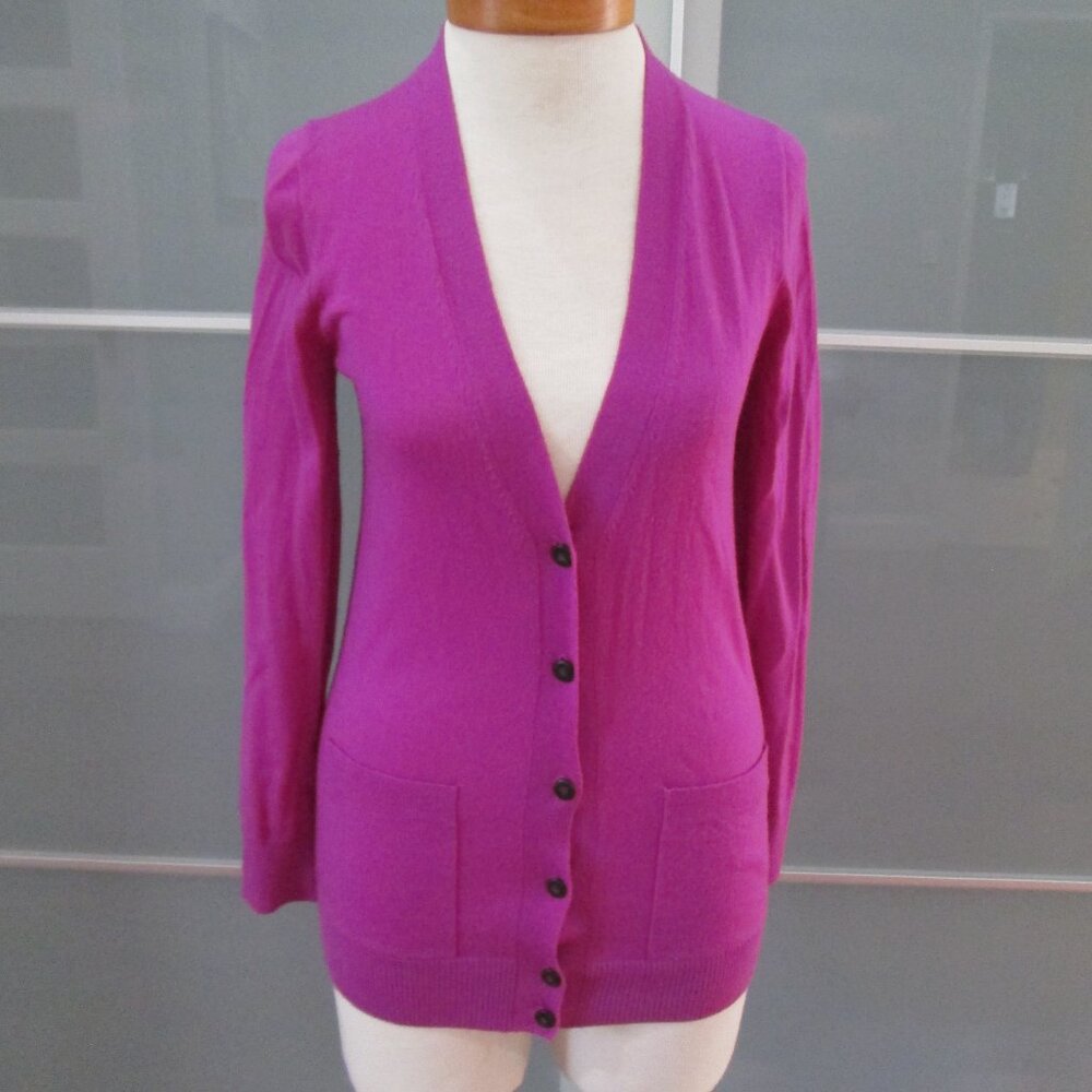 J. Crew 100% Merino Wool Long Sleeve Cardigan
